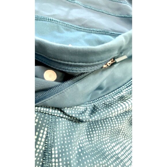 Lululemon sz 8 women Shorts Blue athletic 2” Inseam - Picture 2 of 3